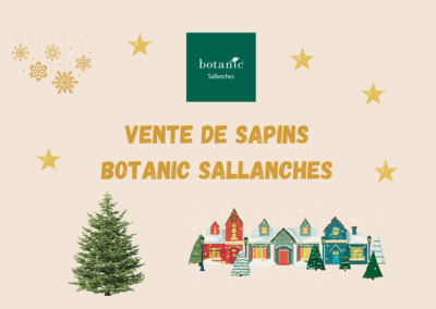 Partenariat Sapins avec Botanic